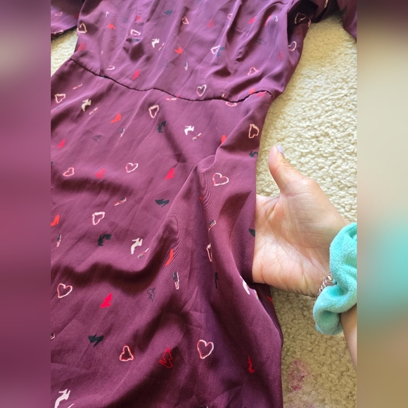 🌈RW&CO. With Pockets!  👠 ❤️ Back Zip Tie Detail Back Long Sleeve Dress - Picture 4 of 8